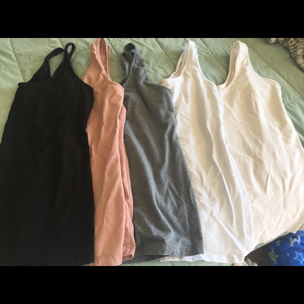 Lot of 5 Maurices Smooth Tank Tops Size Large