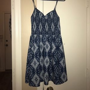 Blue sun dress