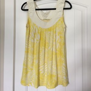 Anthropologie Weston Wear Yellow Tank size Medium