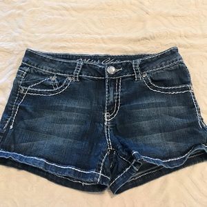 Size Large Miss Chic designer jean shorts