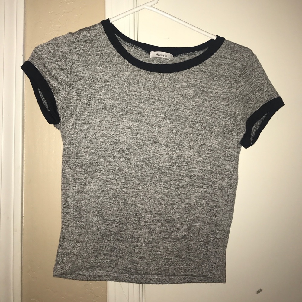 Grey crop top