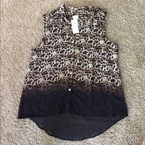 Chico's Top-Animal Illusion, Size 2