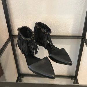 Rebecca Minkoff fringe flats