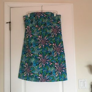 Lilly Pulitzer strapless dress