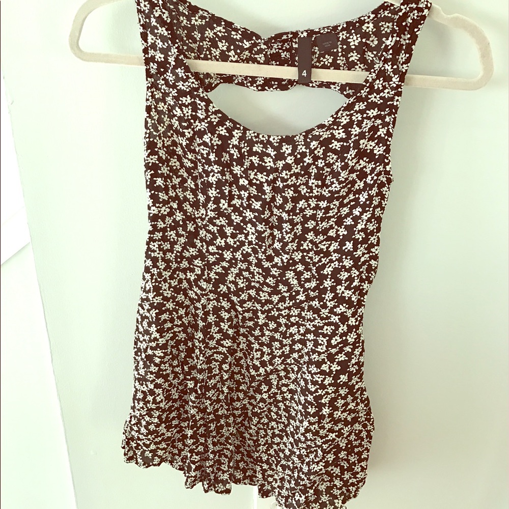 H&M flower pattern short dress.