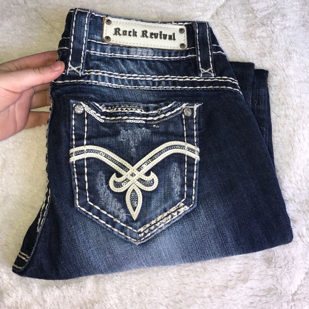 Rock Revival Becky Easy Capri sz 27
