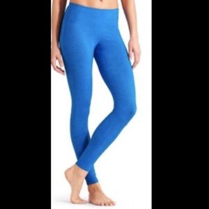 Blue Athleta Chaturanga Tight