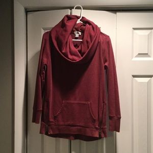 Cowl neck sweatshirt