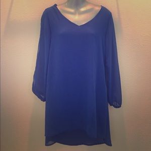 BLUE DRESS!! Classy!!