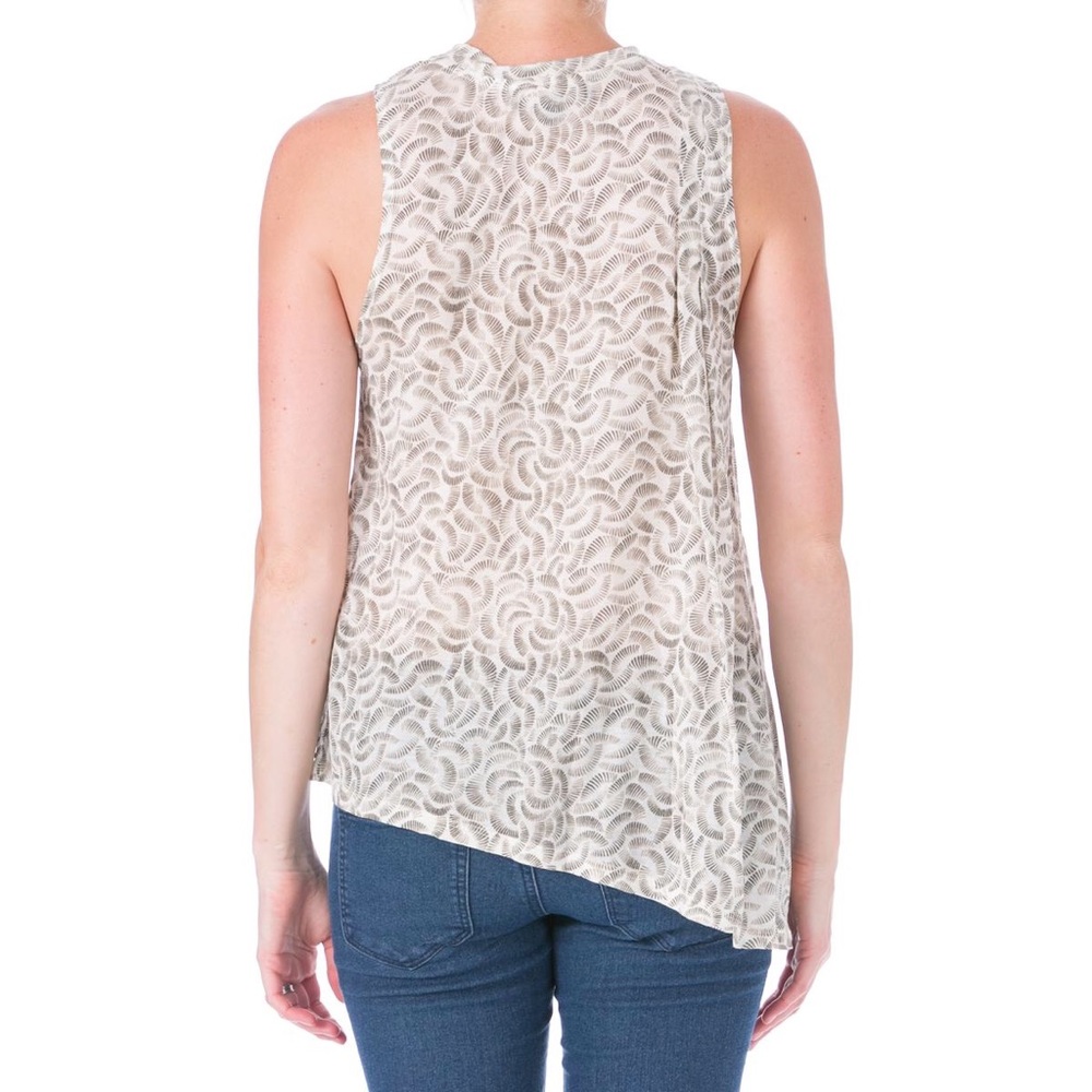 NWT Elizabeth & James Vinnie Asymmetrical Top XS - Picture 2 of 4