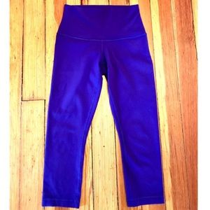 Lululemon Wunder Under Crop *Roll down waist