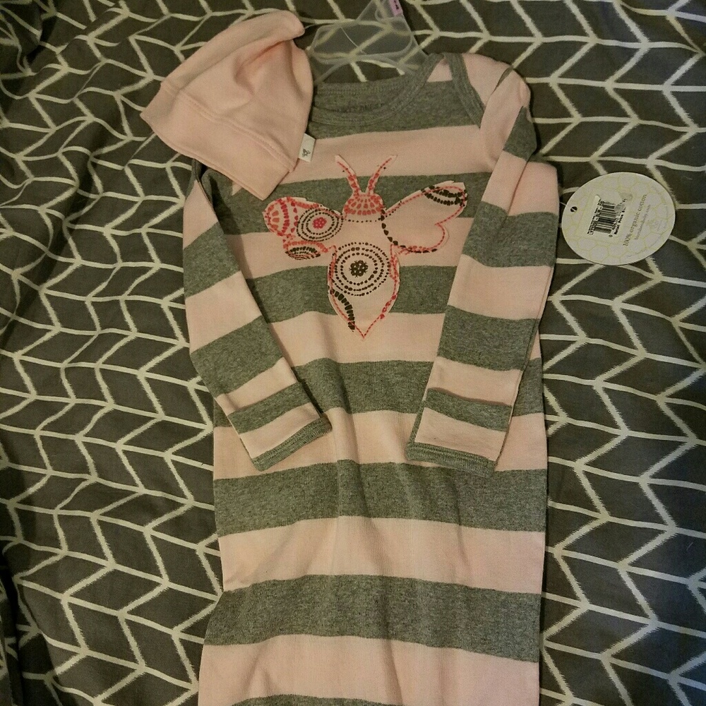 Burts bees baby gown sleep sack