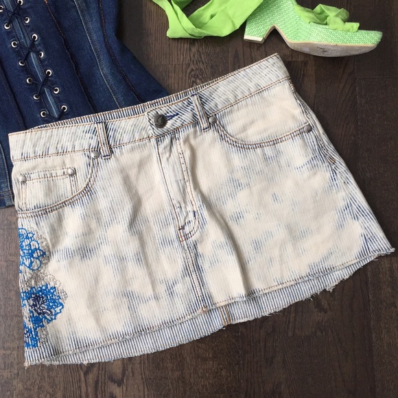 Free People Denim - FP Denim Mini Skirt