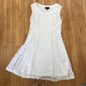 White Lace Ronnie Nicole Dress