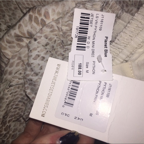 Planet Blue Python Mini Dress - Picture 2 of 2