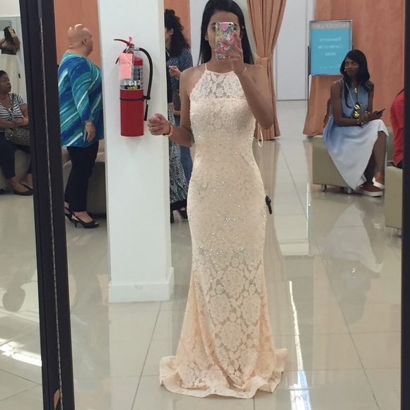 Champagne Prom Dress/ Formal Dress - Picture 3 of 8