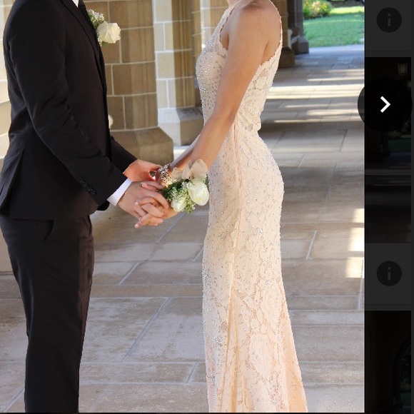 Champagne Prom Dress/ Formal Dress - Picture 5 of 8