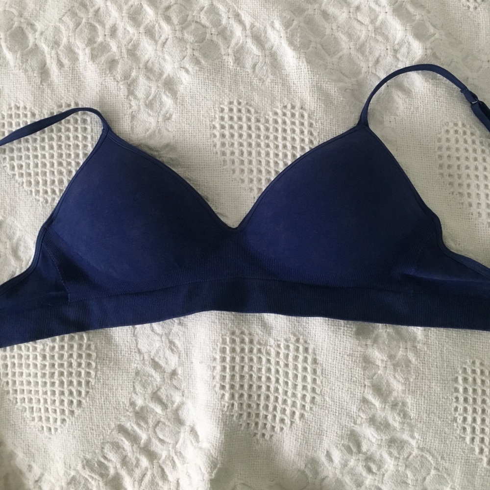 Blue push up bra/bralette