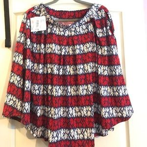 Beautiful red, white and blue Madison skirt