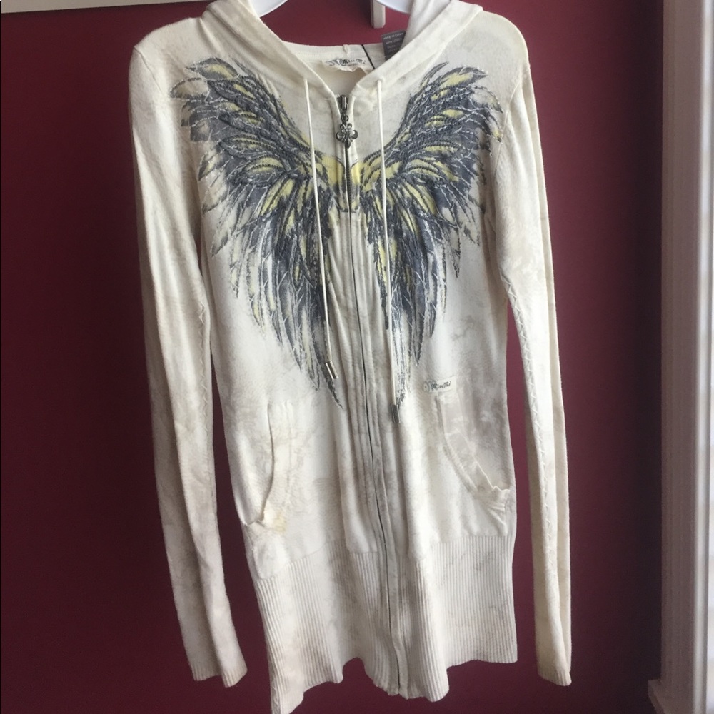 Miss Me - Wing zip up hoodie
