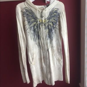 Miss Me - Wing zip up hoodie