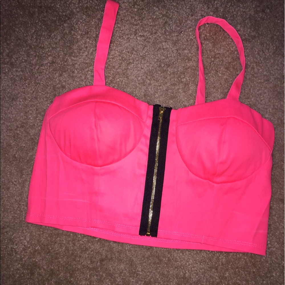 Neon Pink Bustier