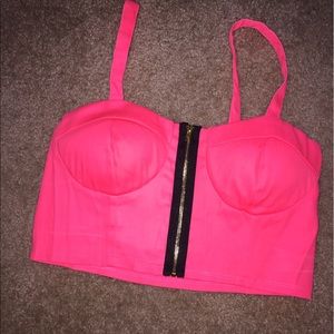 Neon Pink Bustier