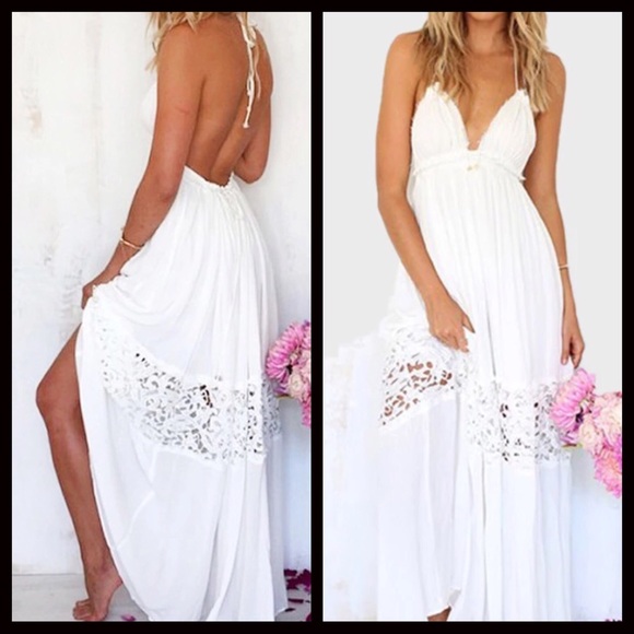 Dresses & Skirts - 1 LEFT‼️FLASH SALE 🖤 Boho Open Back Dress