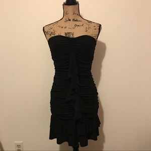 Black Strapless Dress