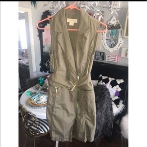 Army Green Michael Kors dress Small MK wrap dress