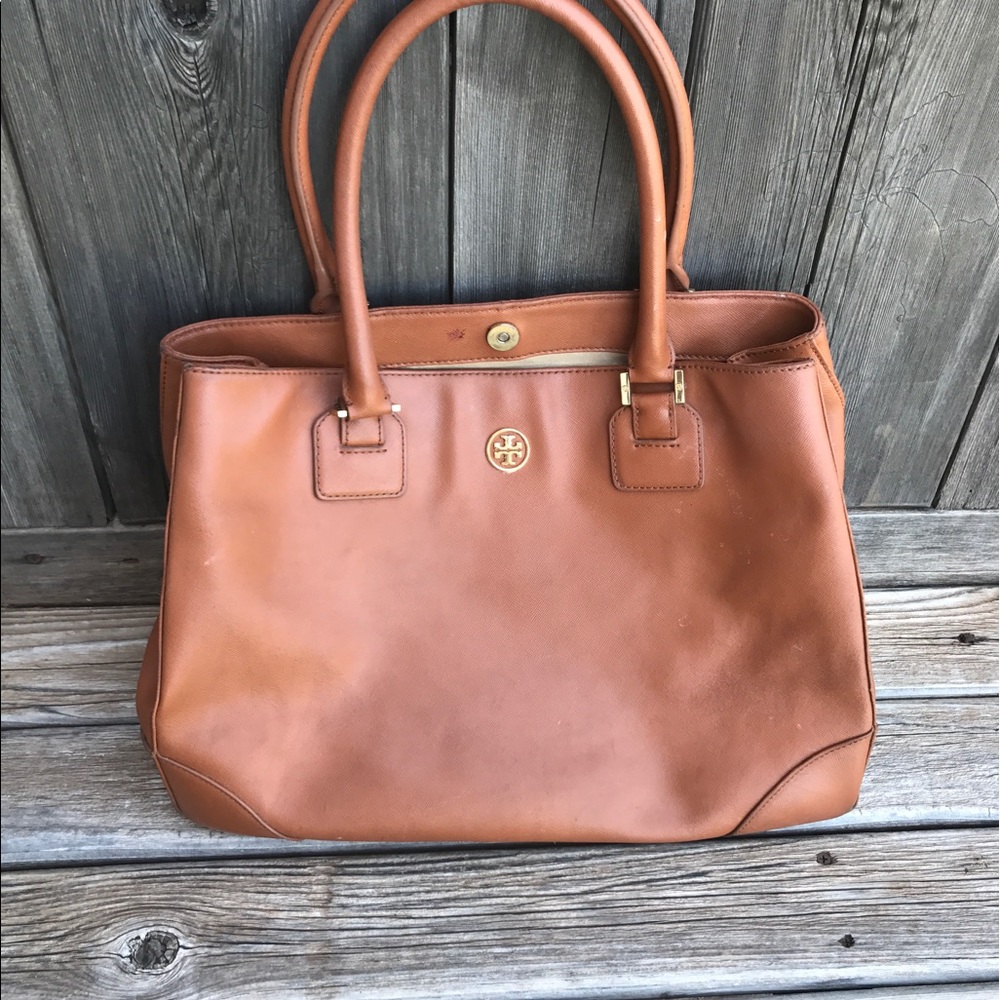 Tory Burch brown tote purse