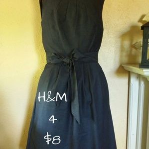 H&M blue sleeveless dress