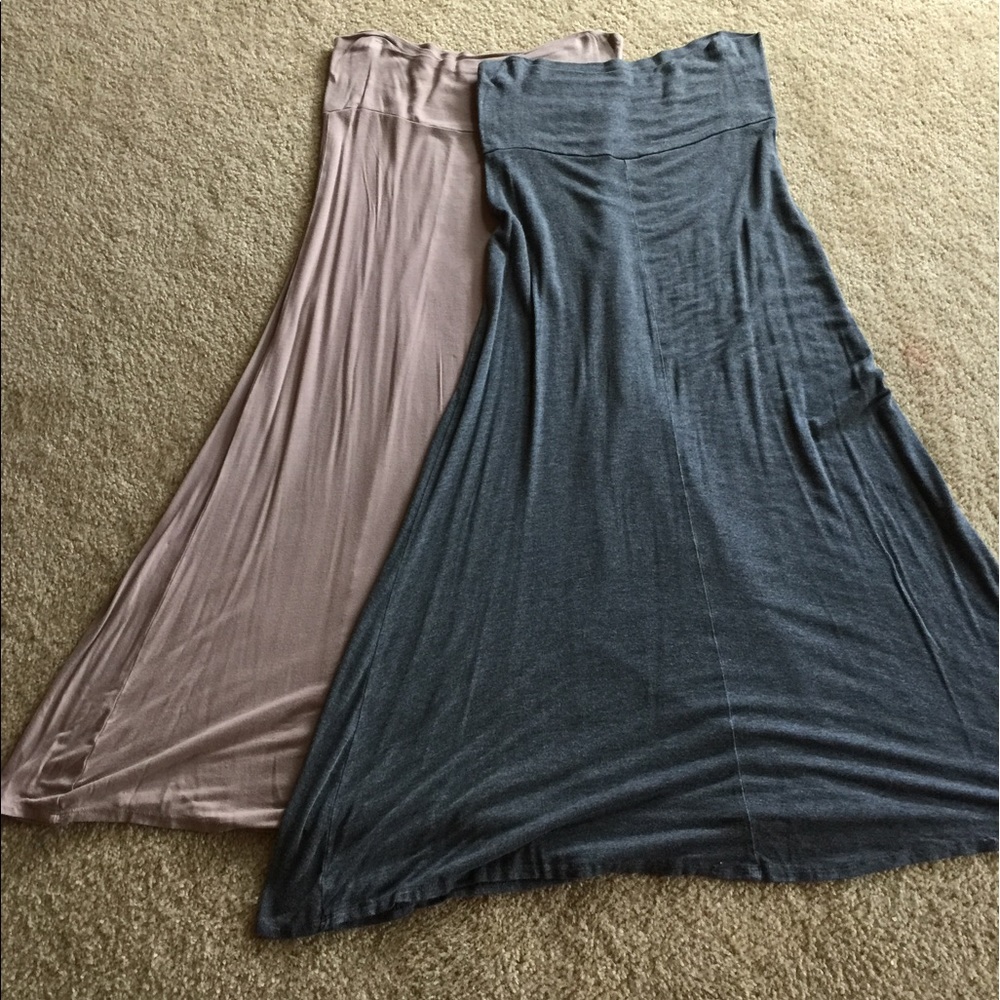 Long stretch skirts