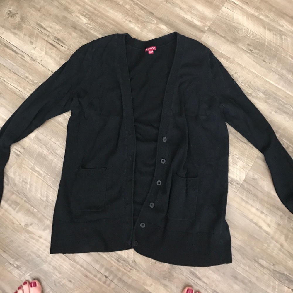 Black cardigan, like new!