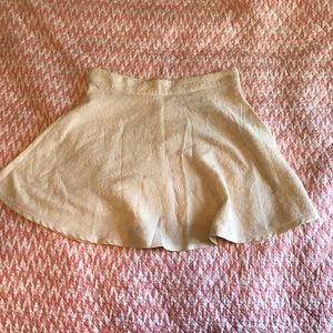 Forever 21 Embroidered Mattelassè Skirt