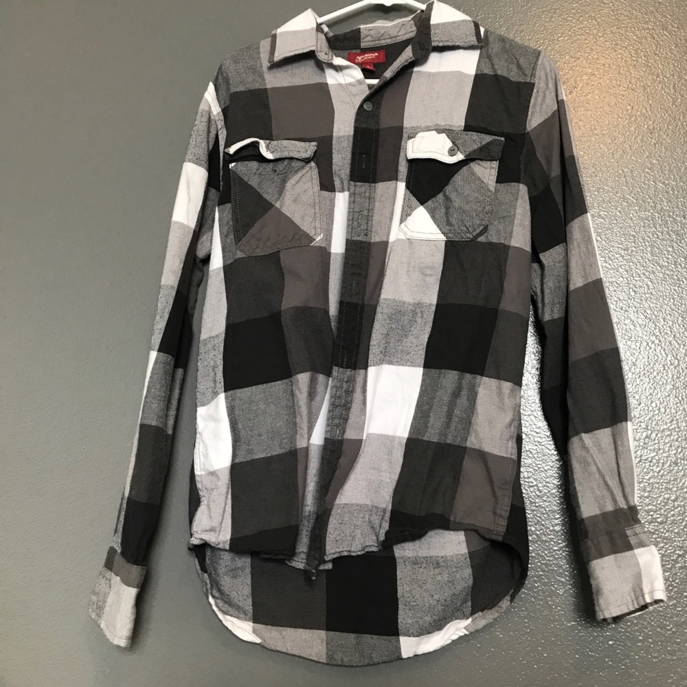 Black and white flannel