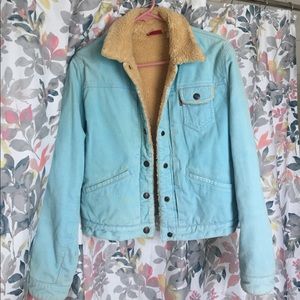 Levi's Junior baby blue corduroy jacket.