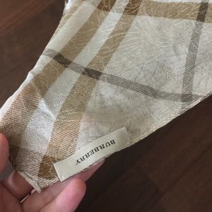 burberry silk scarf