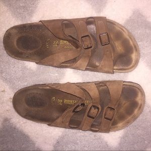 Birkenstock slip on sandals! (Lightly worn)