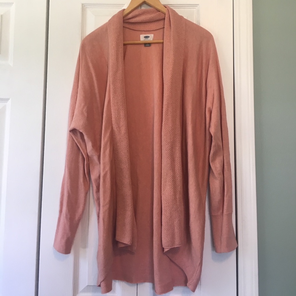 Tunic Length Open Old Navy L Cardigan