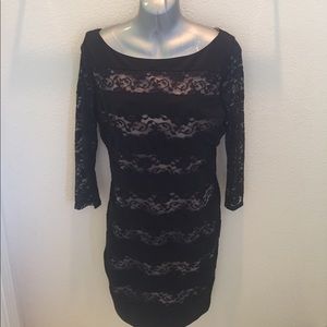NIKIBIKI BLACK LACE DRESS