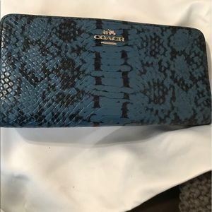 Coach Multicolored Skinny Wallet