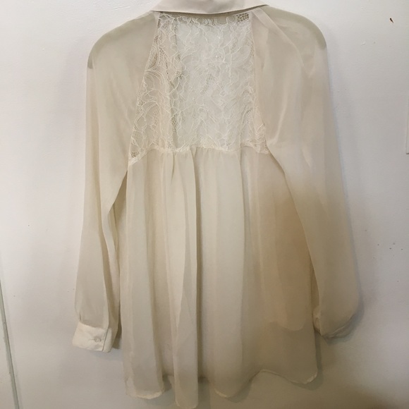 Sheer Button down - Picture 2 of 2