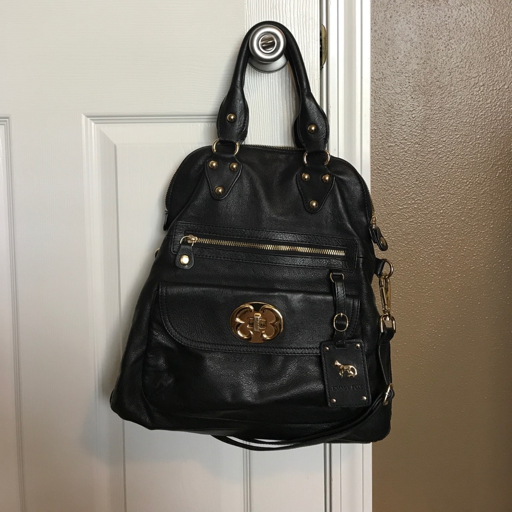 Gorgeous black Emma fox bag