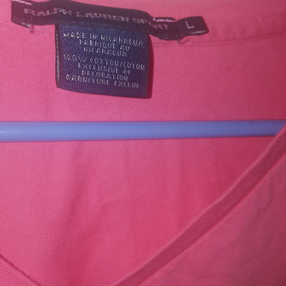 Polo shirt  medium size peach shirt