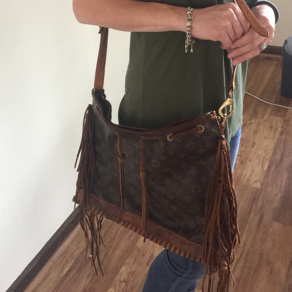 Louis Vuitton BOHO bag with custom fringe work