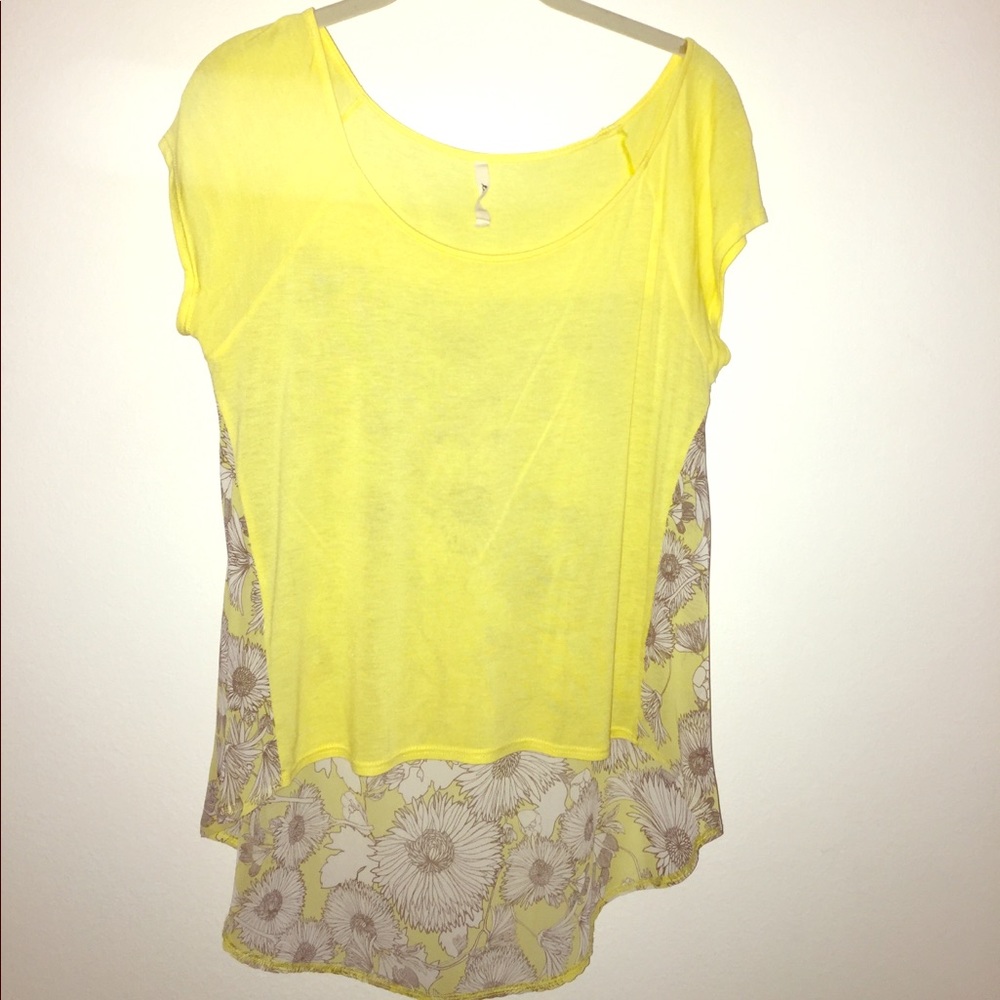 Yellow blouse