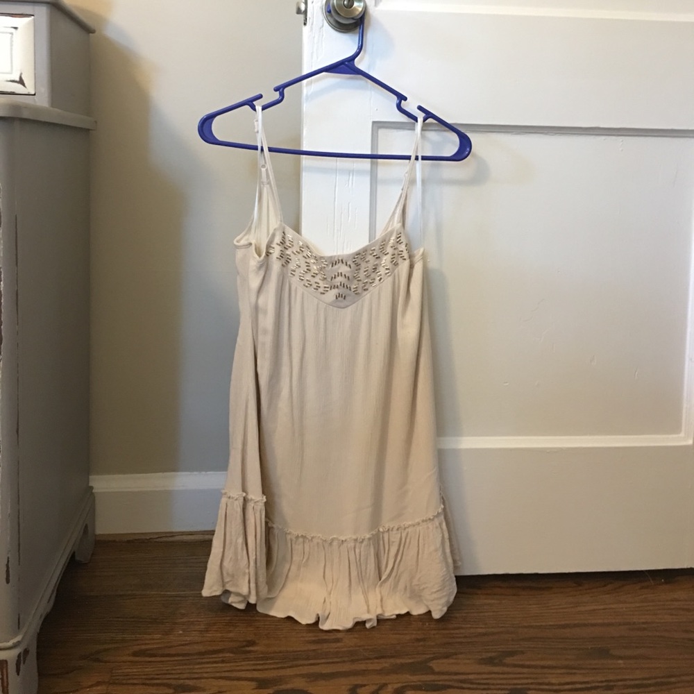 Altar'd State cream tank top with embellishments