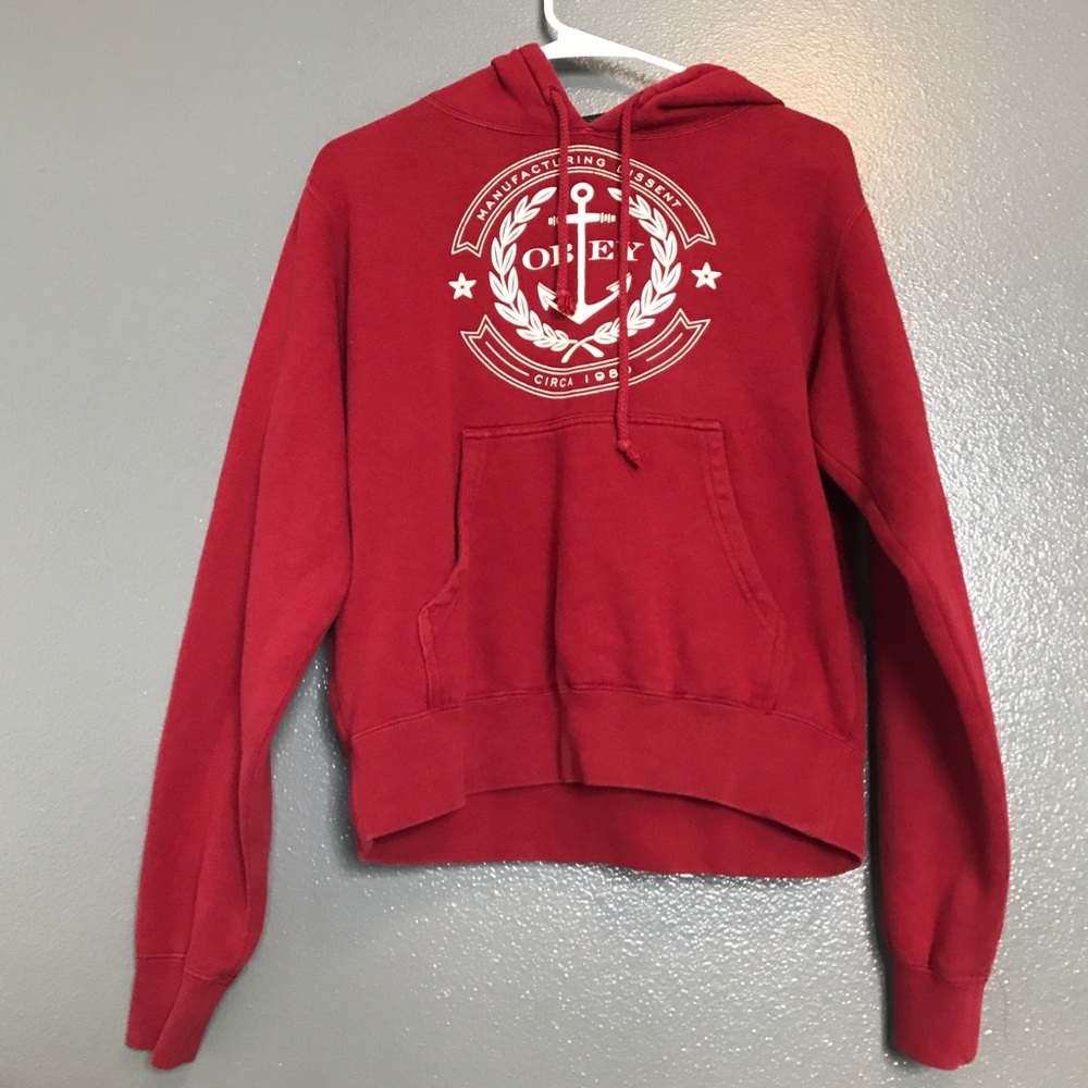 Red hoodie