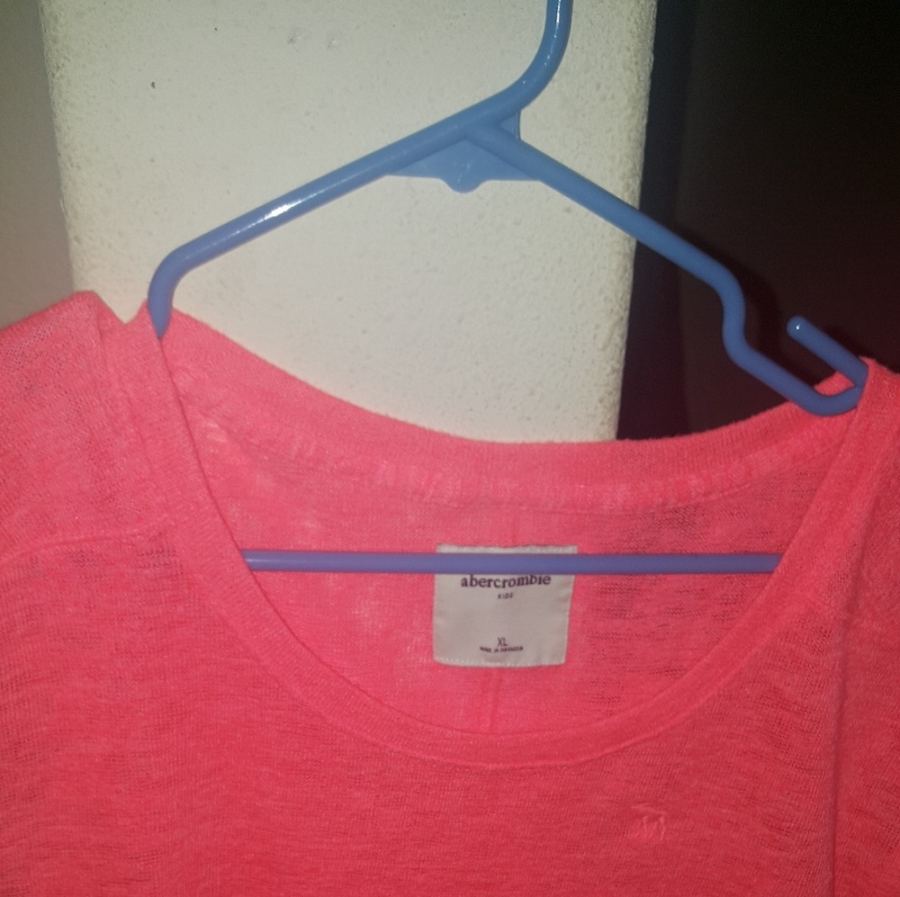 Abercrombie peach shirt